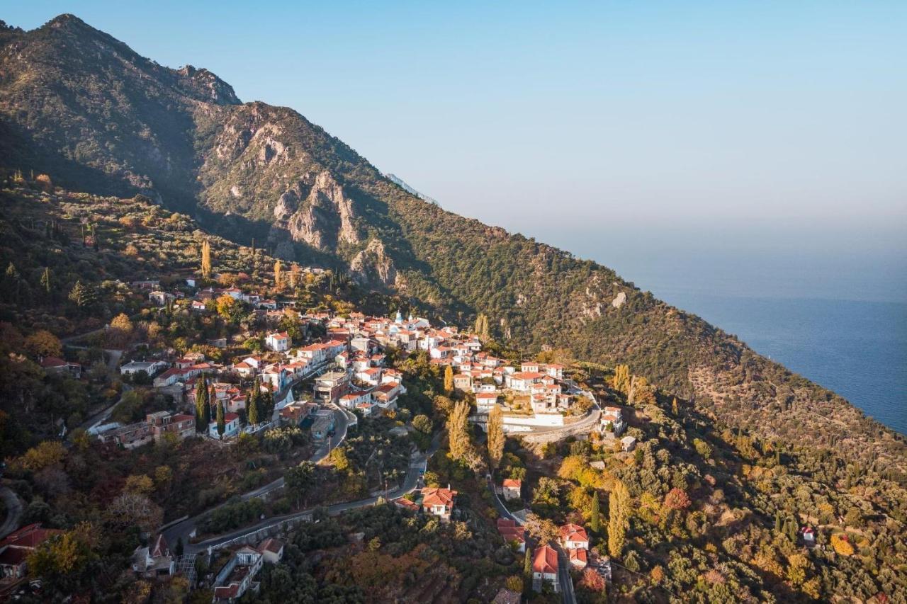 Вилла Άκρη Του Κόσμου Ampelos  Экстерьер фото